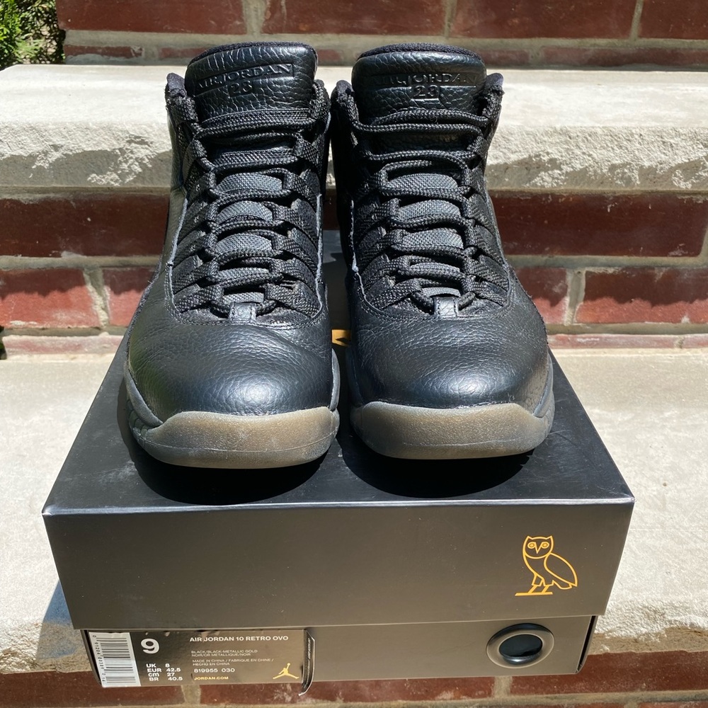 OVO x Air Jordan 10 Retro Black